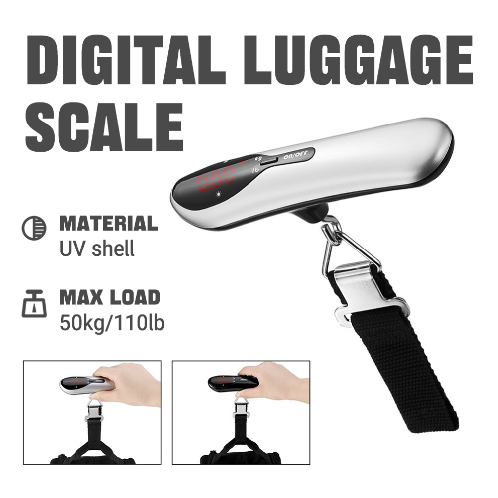 Luggage Scale Hanging - Báscula Digital Portátil para Equipaje de