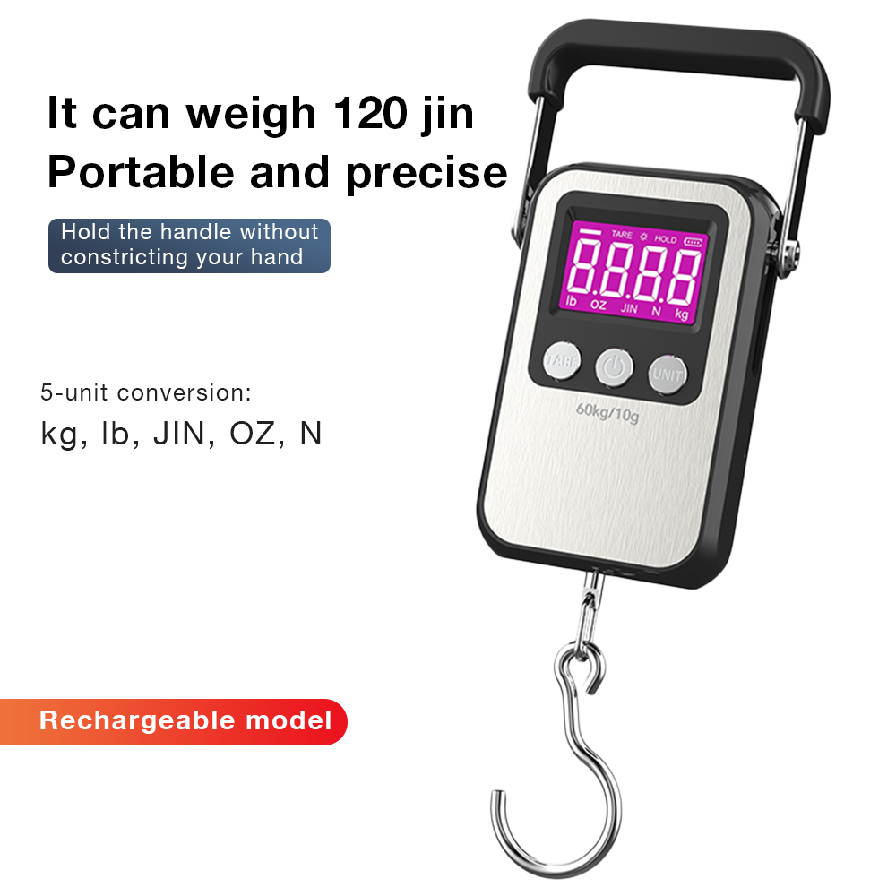 Luggage Scale Hanging - Báscula de gancho colgante portátil de