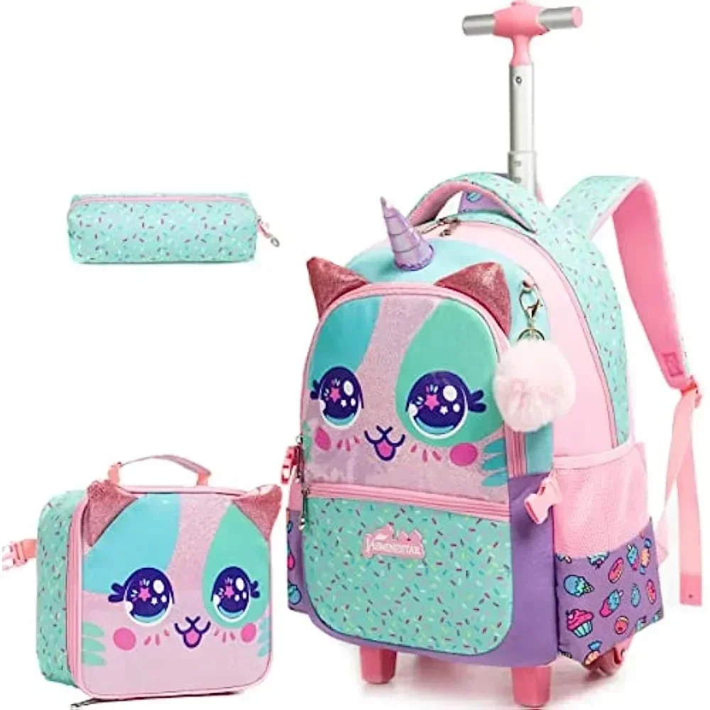 Travel Accessories Toddler - Mochila con ruedas bonita para niñas,