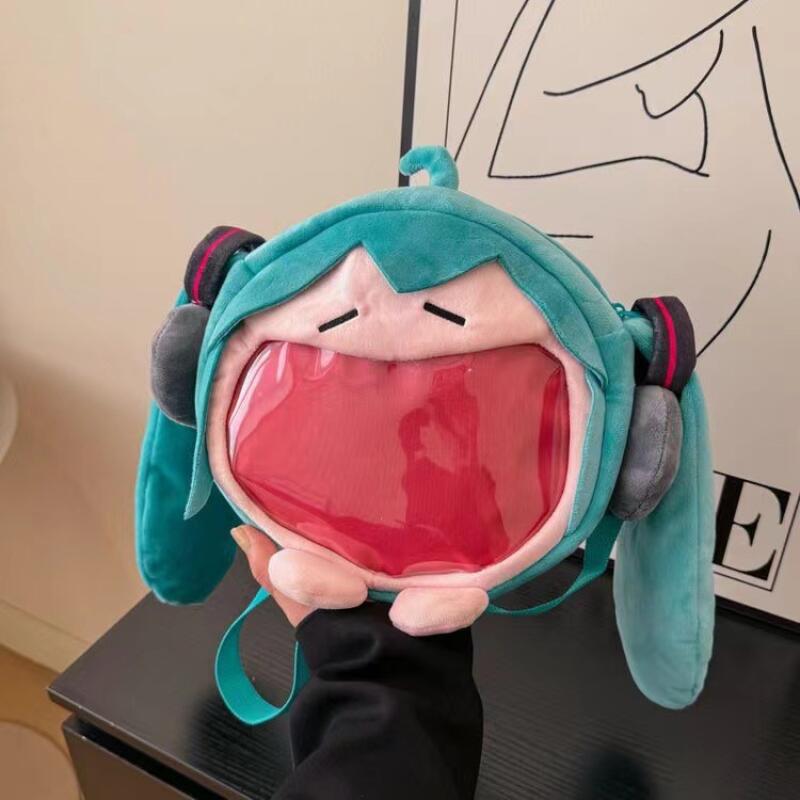 Travel Accessories Cute - Bolso Bandolera de Felpa Hatsune Miku