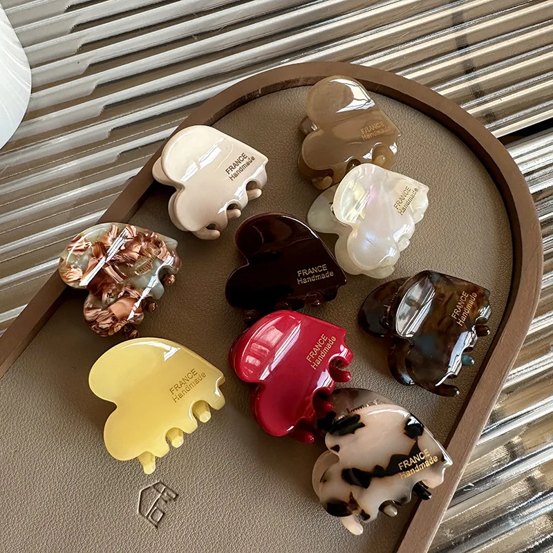Travel Accessories Girls - Pinzas de Pelo Pequeñas de Acetato,