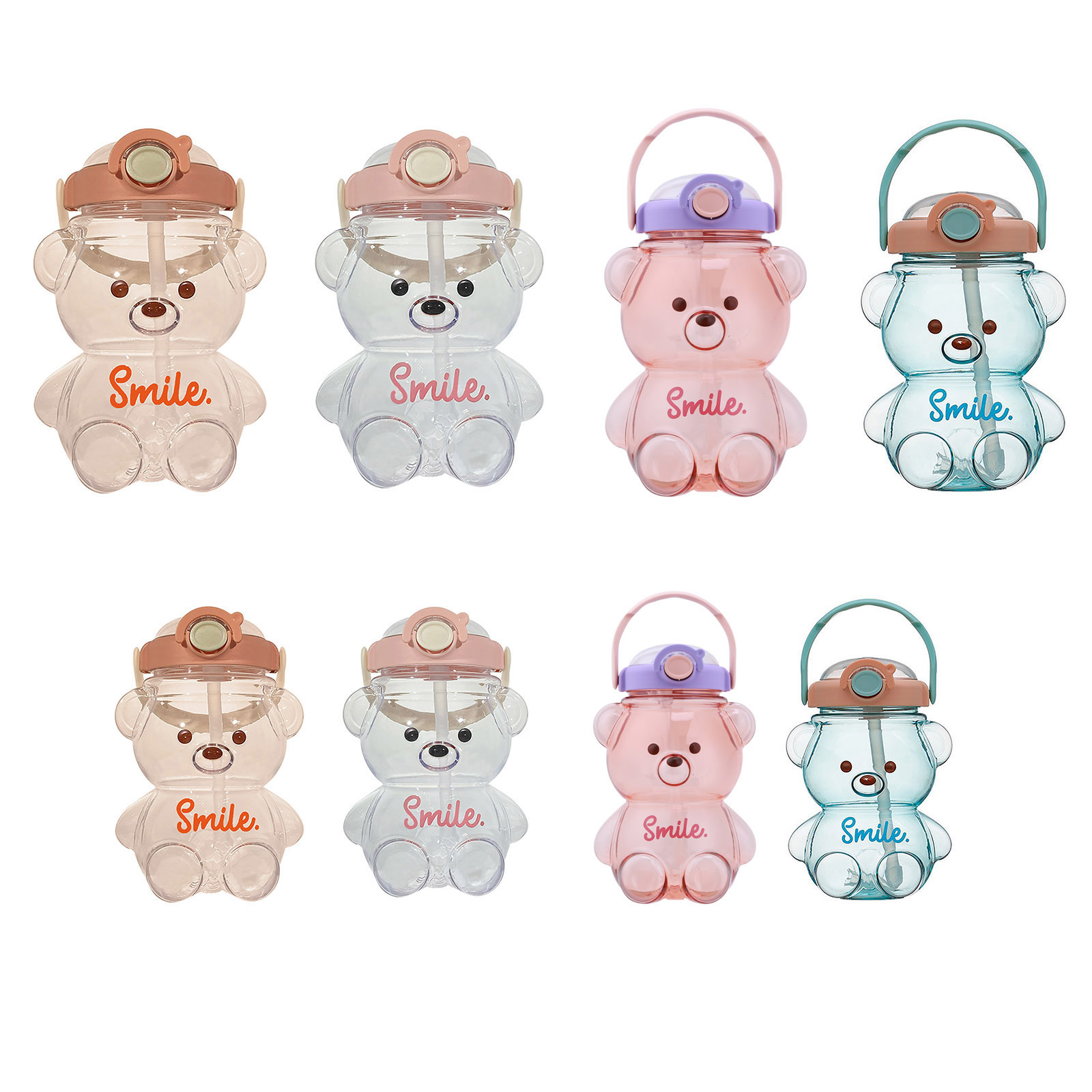 Travel Accessories For 4 Year Old - Vaso con Pajita de Gran Capacidad,
