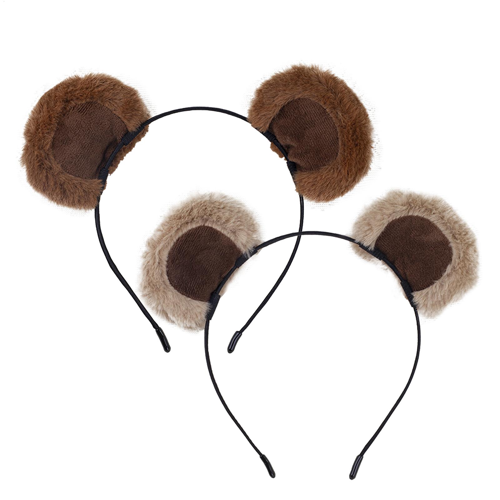 Travel Accessories For 4 Year Old - Diademas de peluche con orejas de