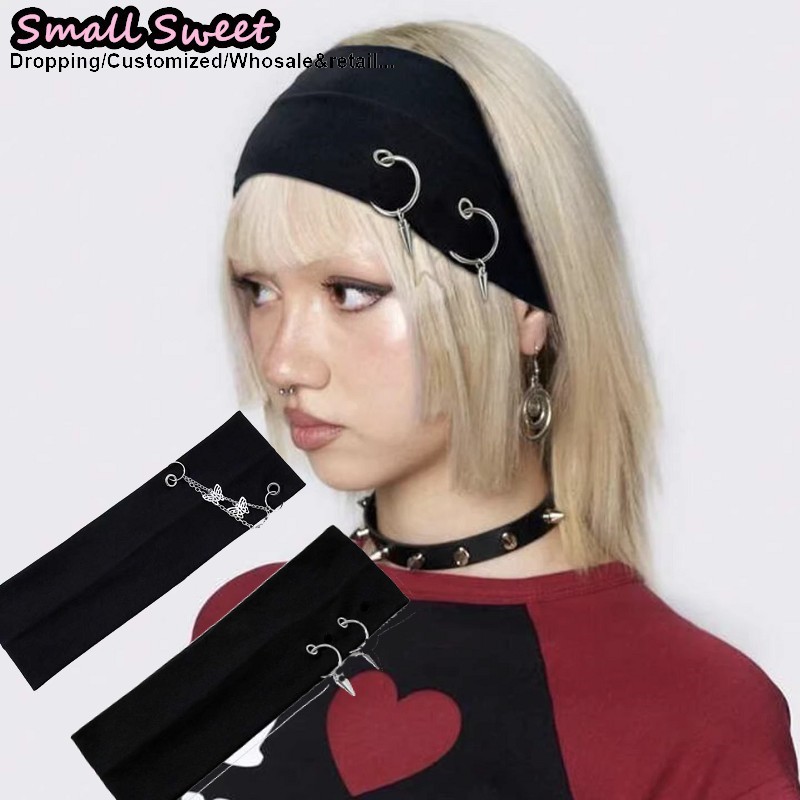 Travel Accessories For Elderly - Diadema Deportiva Estilo Y2K Punk para