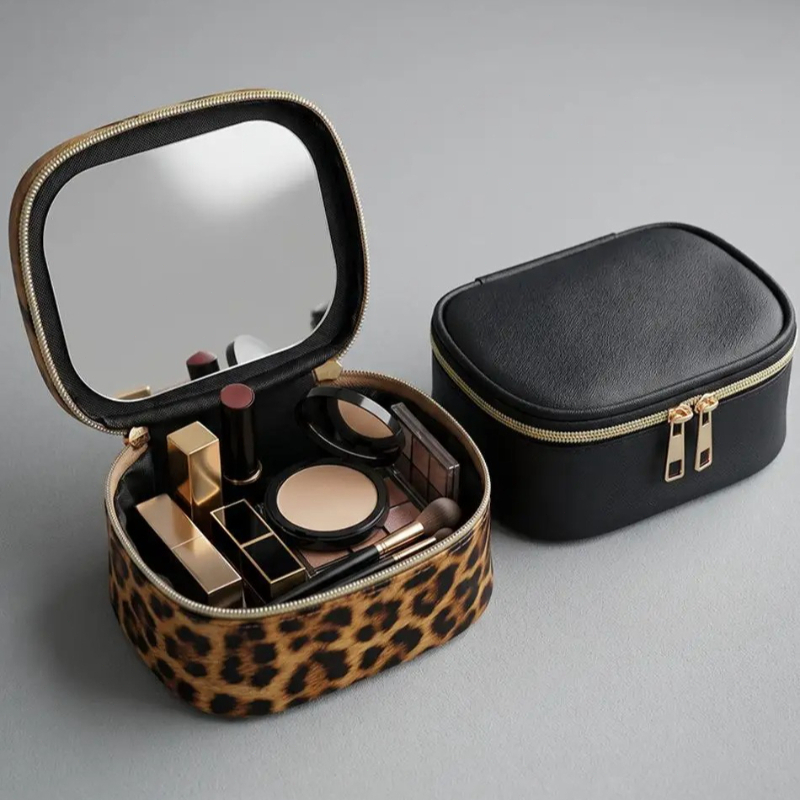 Travel Accessories Toiletries - Bolsa de Maquillaje 2026 con Espejo,