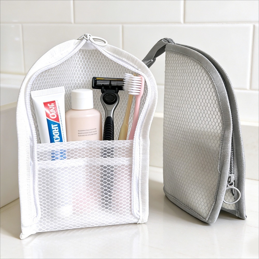 Travel Accessories Organizer - Bolsa de aseo de malla transpirable