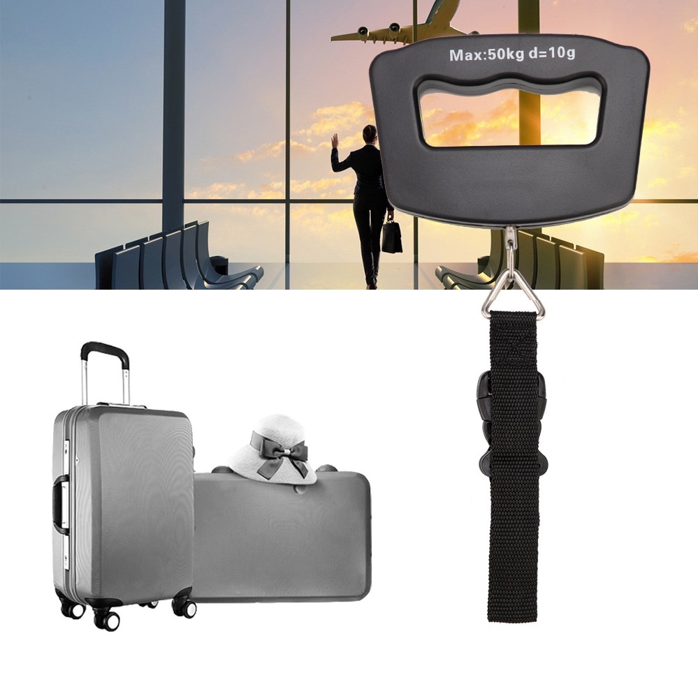 Luggage Scale Hanging - Báscula colgante Digital LCD portátil para
