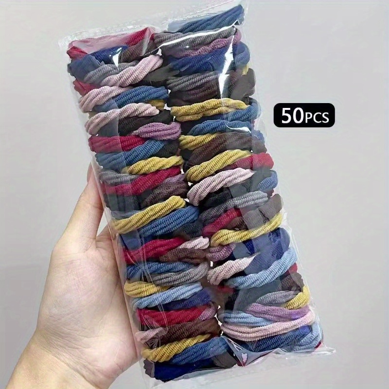 50 PCS Lazos para el Cabello d - Travel Accessories Girls reseña y precio