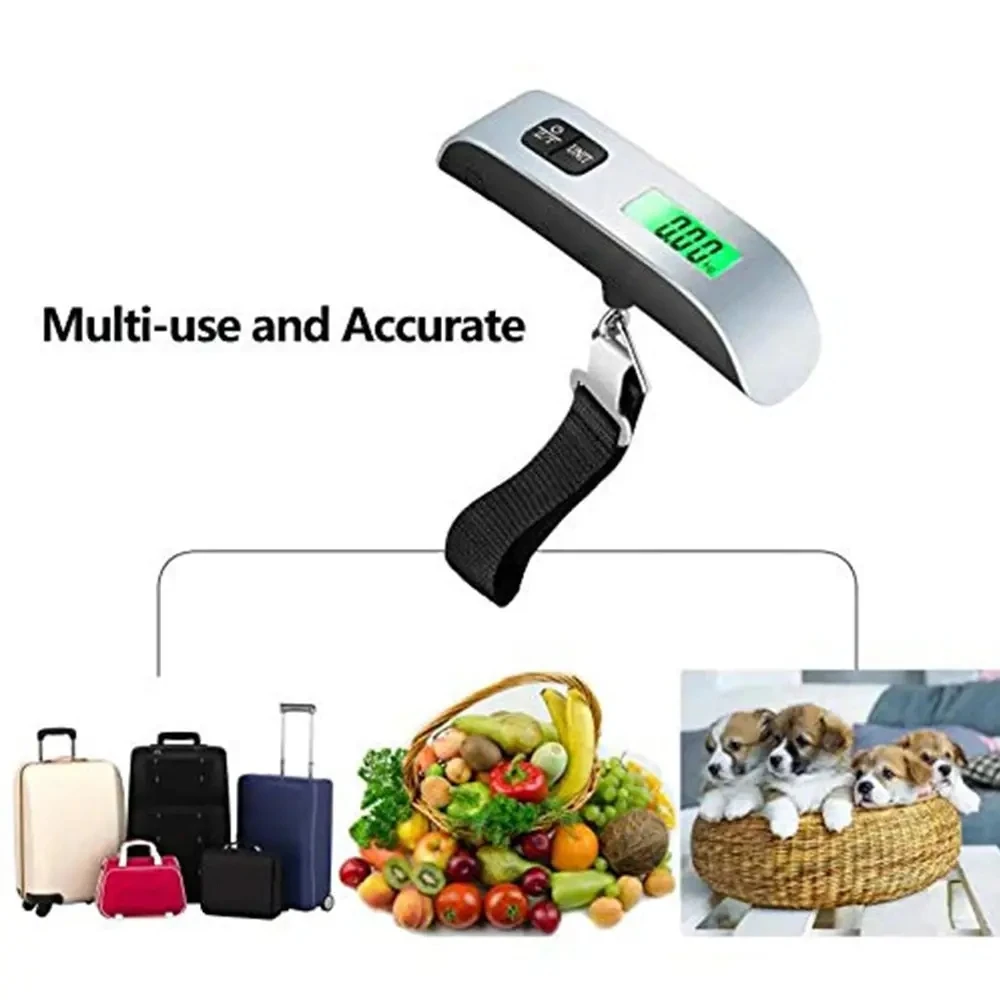 1 Uds báscula portátil pantall - Luggage Scale Hanging reseña y precio