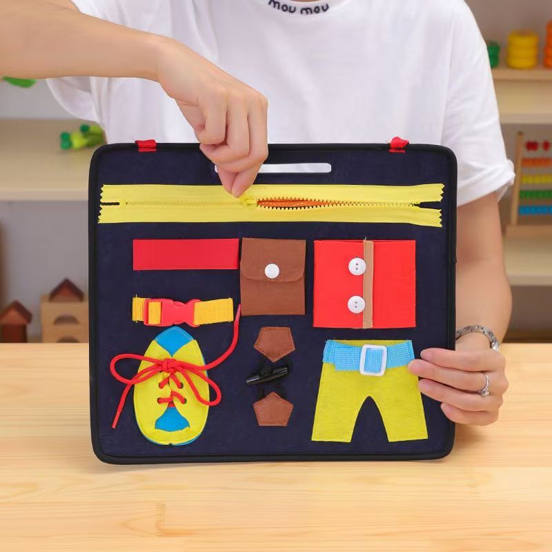 Tablero ocupado Montessori par - Travel Accessories Toddler reseña y precio