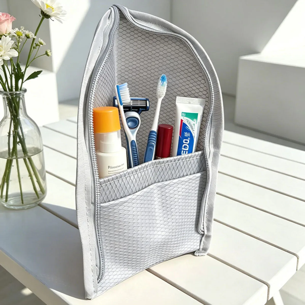 Bolsa de Aseo de Malla Vertica - Travel Accessories Toiletries reseña y precio
