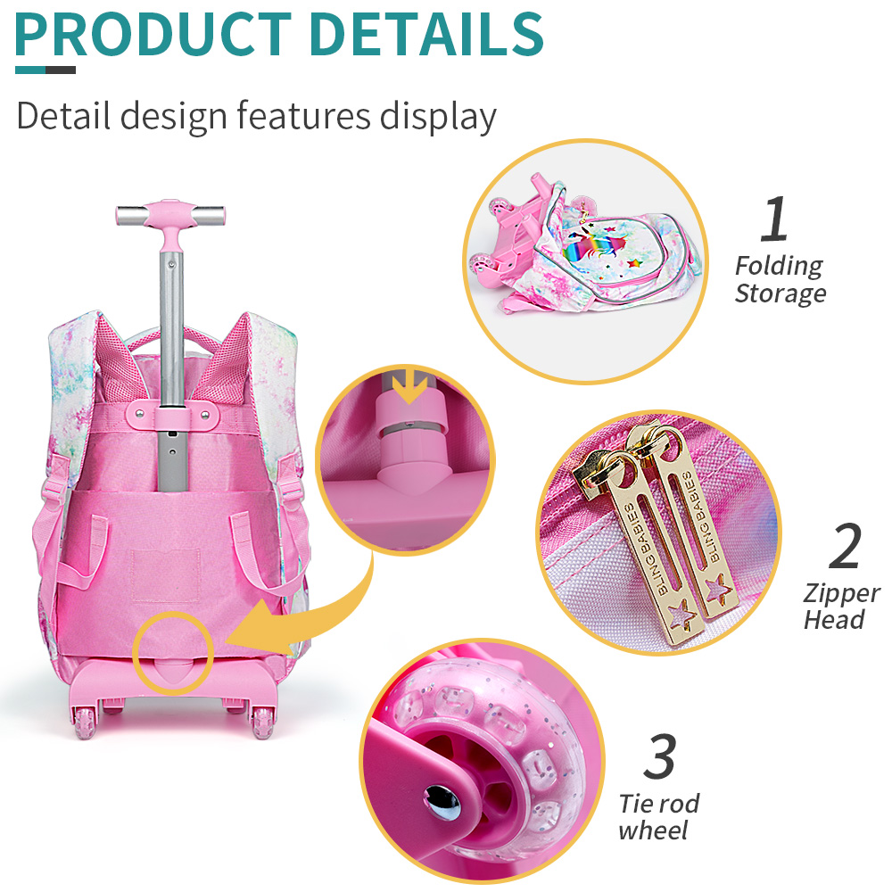 Juego de 3 piezas de maletas d - Travel Accessories Toddler reseña y precio