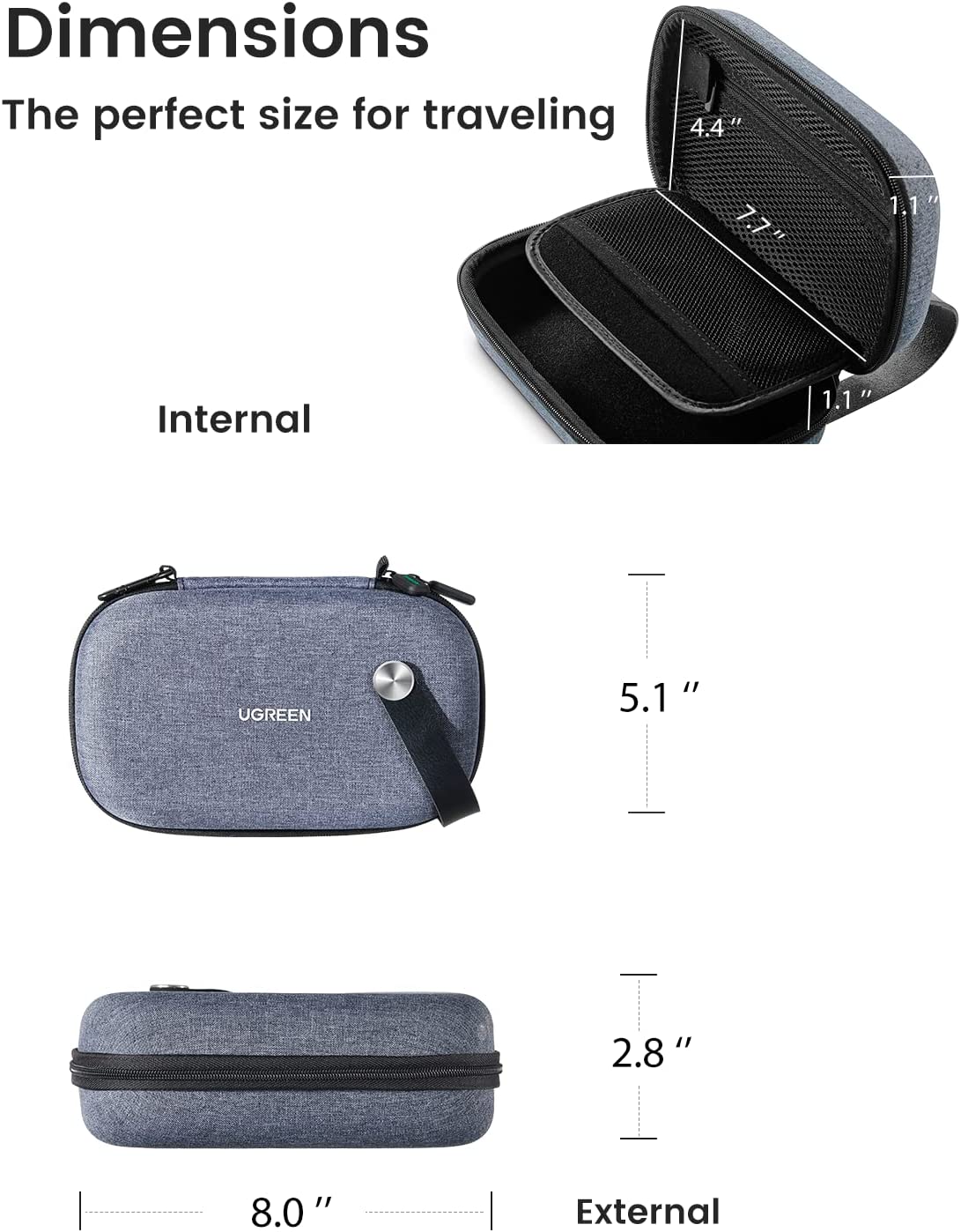 UGREEN Electronics Organizador - Travel Accessories Organizer reseña y precio
