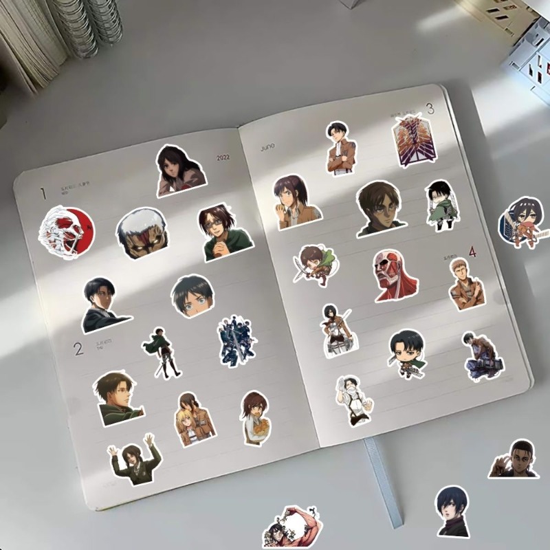 60 pegatinas de anime de Attac - Sticker Luggage Decorative reseña y precio