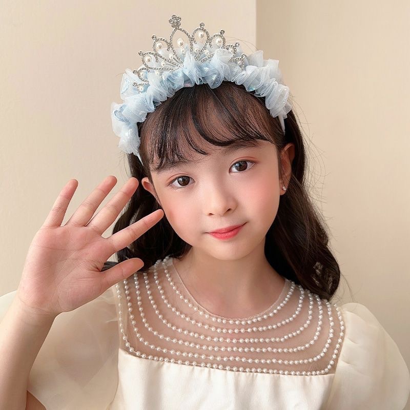 Diadema de encaje rosa y azul  - Travel Accessories For 4 Year Old reseña y precio