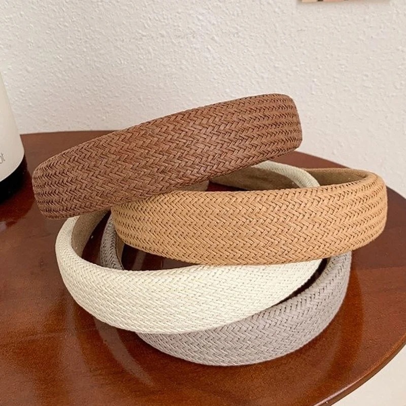 Diadema de Paja Tejida Estilo  - Travel Accessories For Elderly reseña y precio