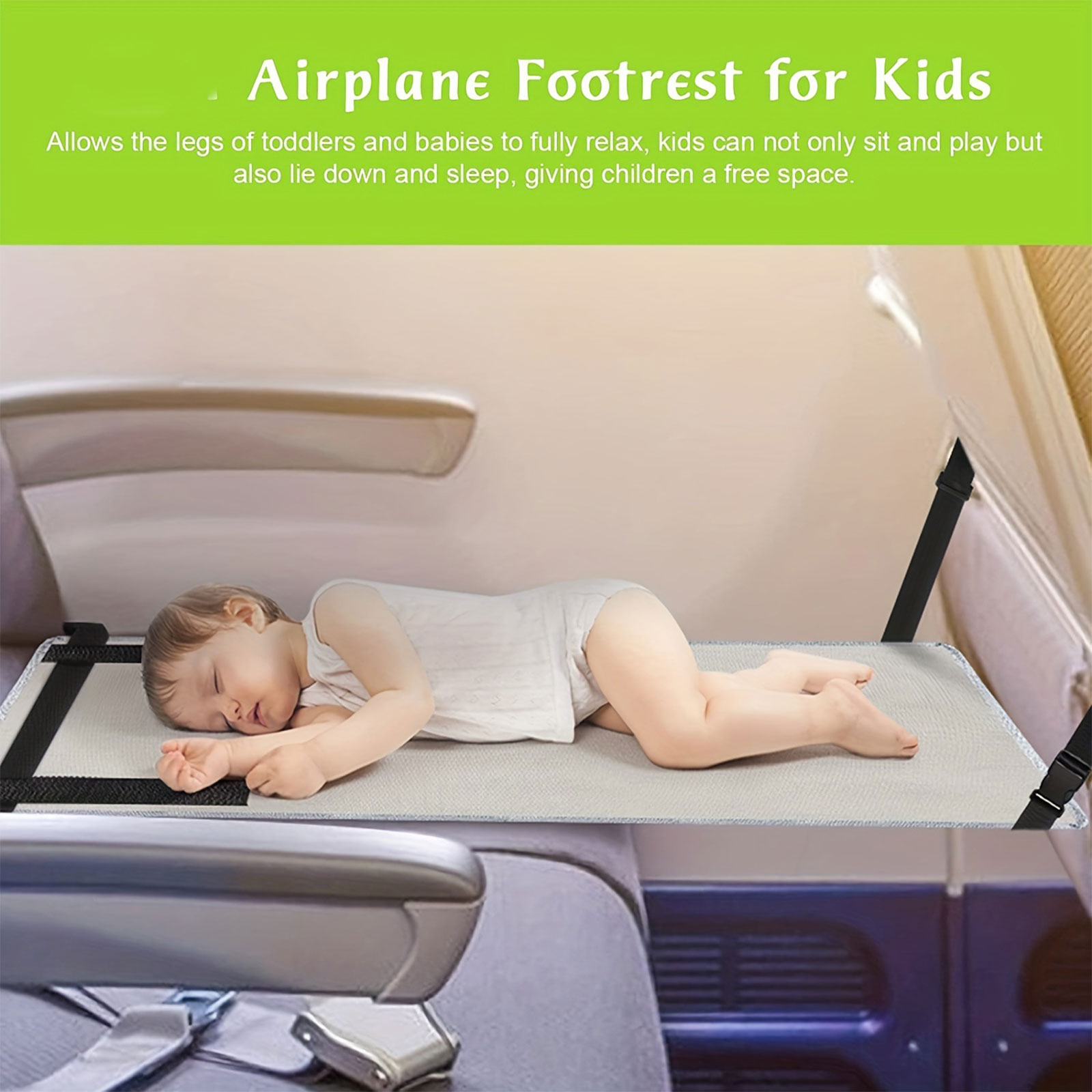 Cama de avión para niños, exte - Travel Accessories Kids reseña y precio