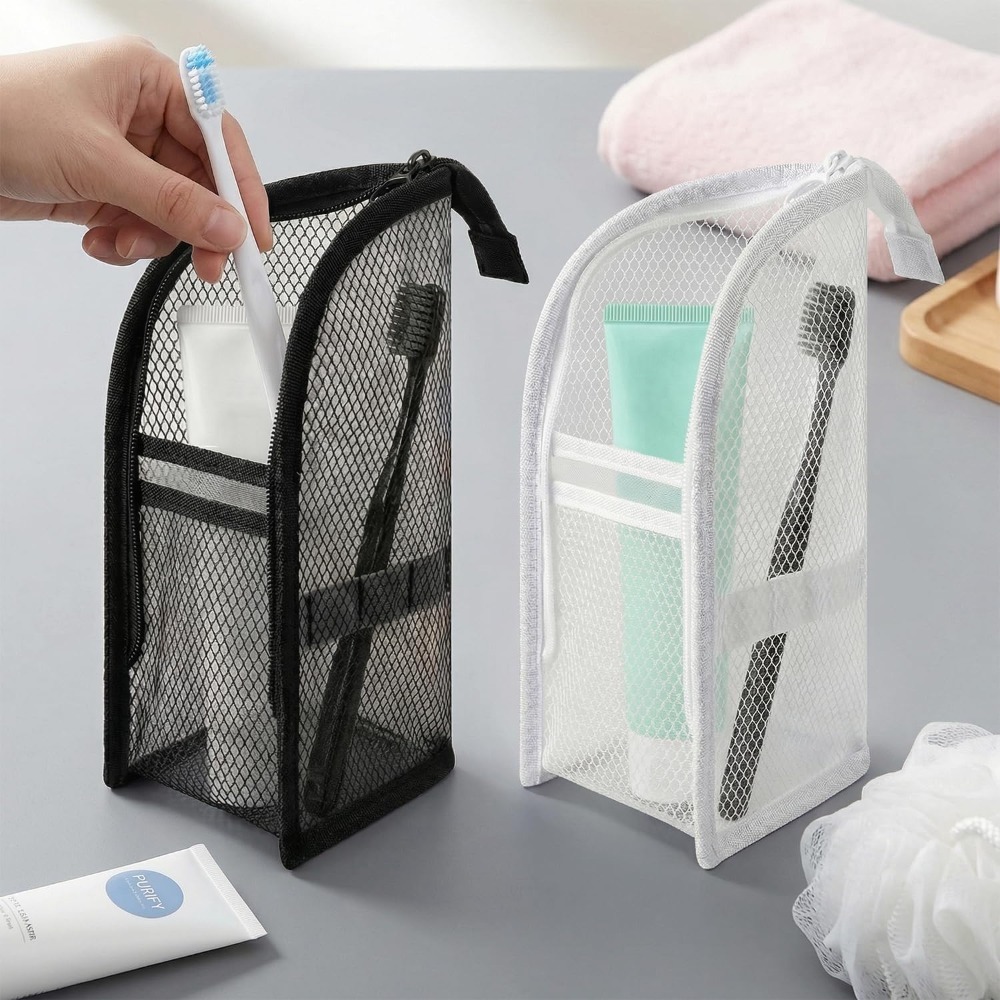 Bolsa de aseo de malla transpi - Travel Accessories Organizer reseña y precio