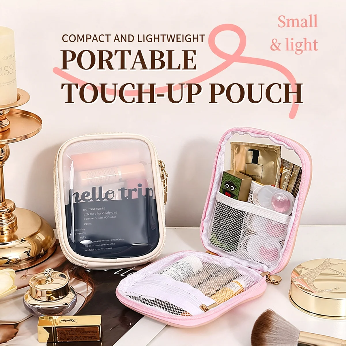 Bolsa de Maquillaje Transparen - Travel Accessories Toiletries reseña y precio
