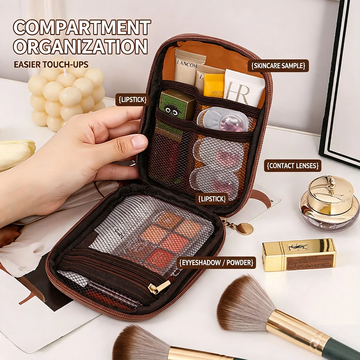 Bolsa de Maquillaje Transparen - Travel Accessories Toiletries reseña y precio