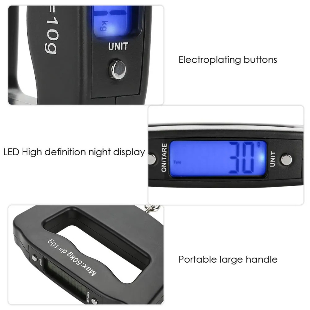 Báscula colgante Digital LCD p - Luggage Scale Hanging reseña y precio