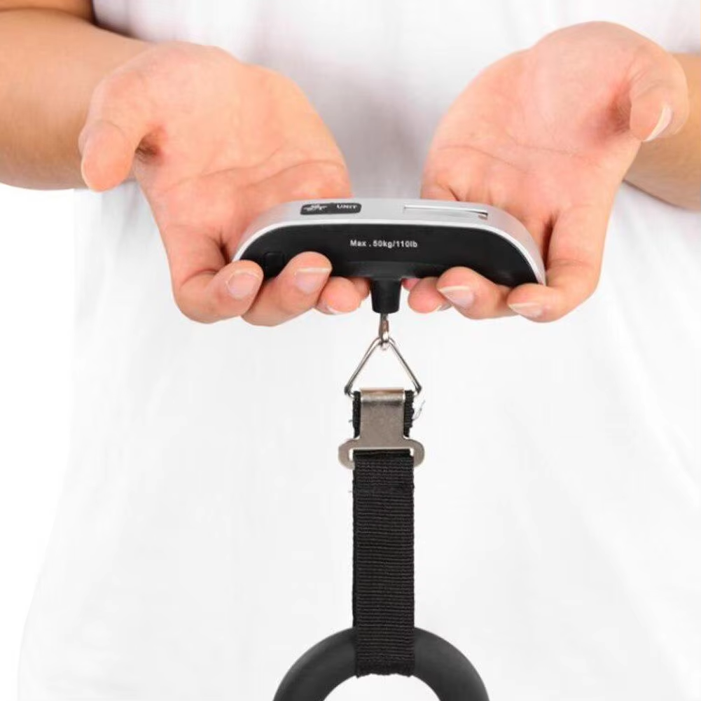 Báscula digital para equipaje, - Luggage Scale Hanging reseña y precio
